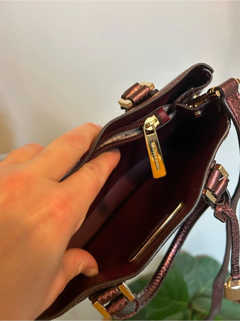 Michael Kors compact satchel